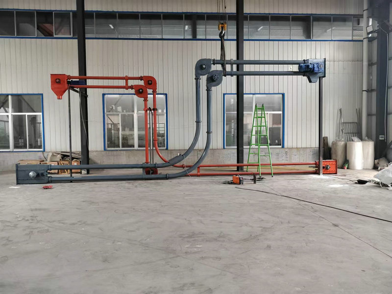 管鏈輸送機(jī)樣機(jī)